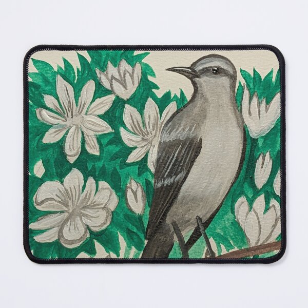 Item preview, Mississippi state bird and flower, the mockingbird and magnolia designed and sold by Matt Starr Fine Art .