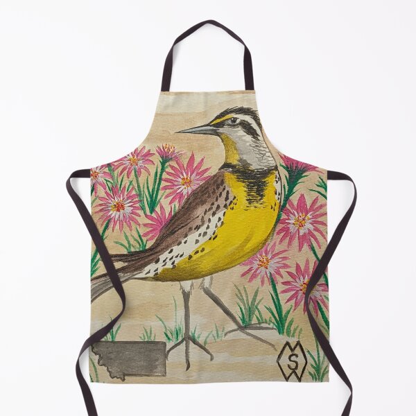 Item preview, Montana state bird and flower, the meadowlark and bitterroot designed and sold by Matt Starr Fine Art .