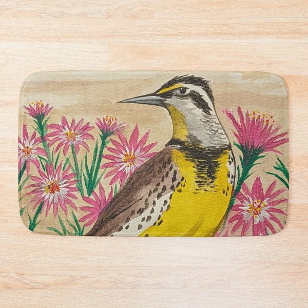 Item preview, Montana state bird and flower, the meadowlark and bitterroot designed and sold by Matt Starr Fine Art .