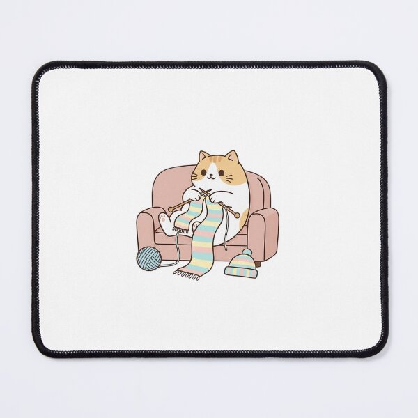 Item preview, Knitting Master Cat - Noopnyang Studio designed and sold by NoopnyangStudio.
