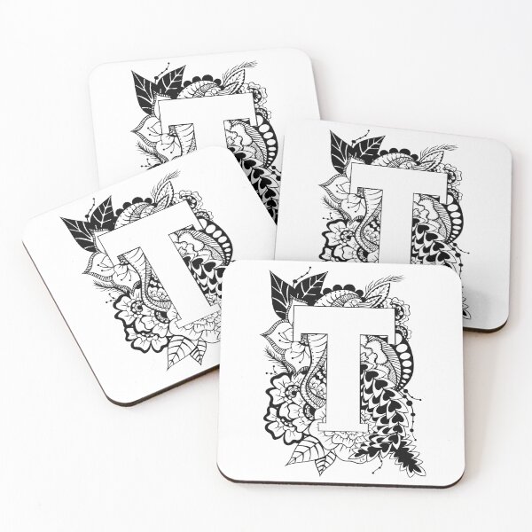 Item preview, Letter T Botanical design designed and sold by ZeborahGrace.