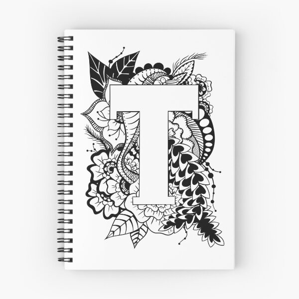 Item preview, Letter T Botanical design designed and sold by ZeborahGrace.