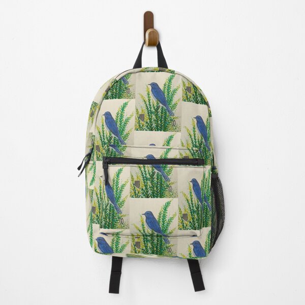 Item preview, Nevada state bird and flower, the mountain bluebird and sagebrush designed and sold by Matt Starr Fine Art .