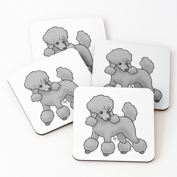 Item preview, Dog - Toy Poodle - Miami Gray designed and sold by Jennifer Stolzer.