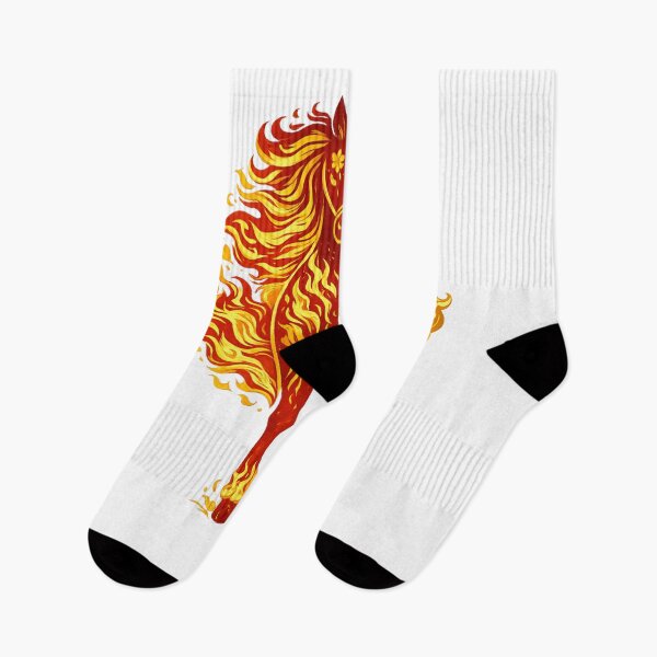Item preview, Yin Yang Fire Horse Lunar New Year Balance Illustration designed and sold by Vendeloc.