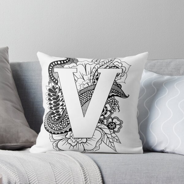 Item preview, Letter V Botanical design designed and sold by ZeborahGrace.