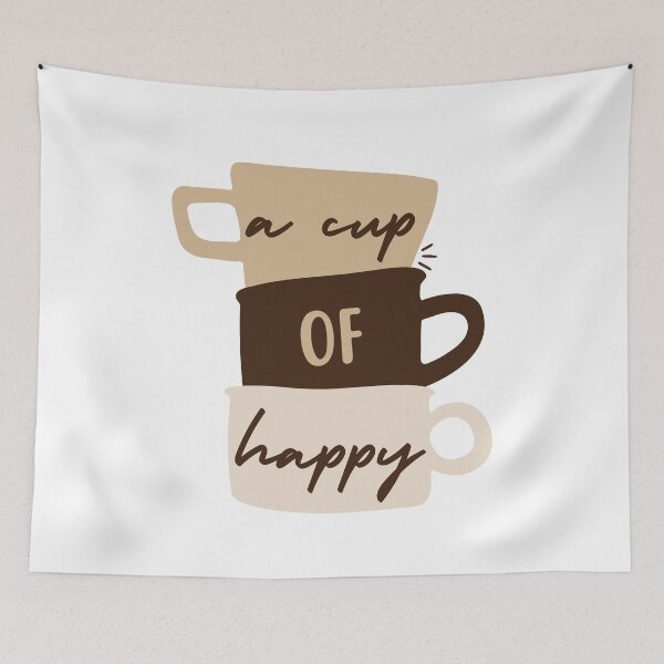 Item preview, A Cup Of Happy Funny Coffee Lover designed and sold by thebest-2studio.