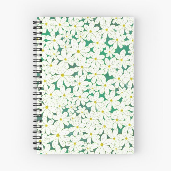 Item preview, Daisy Patch with Emerald Background designed and sold by Lynne Goodman Design.