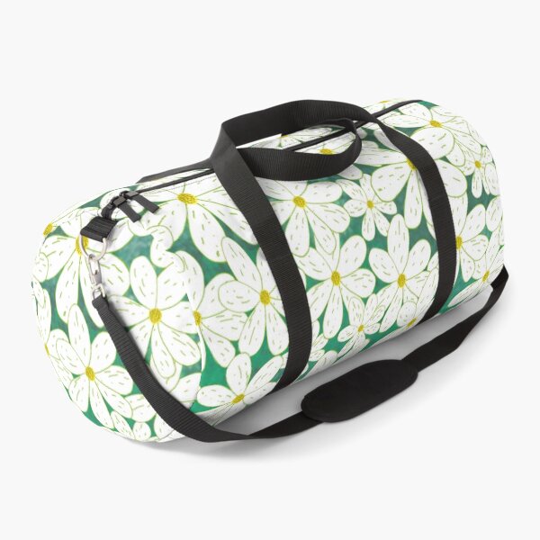 Item preview, Daisy Patch with Emerald Background designed and sold by Lynne Goodman Design.