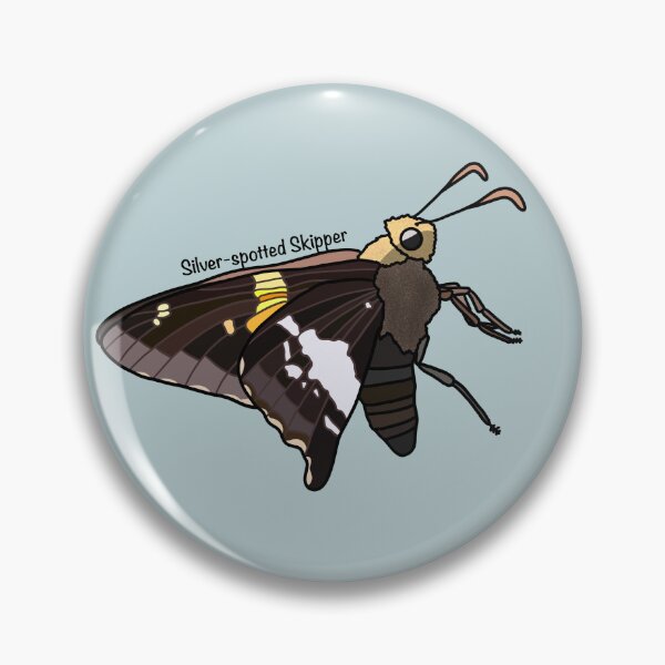Item preview, Silver-spotted Skipper Butterfly designed and sold by NoctisNocturn.