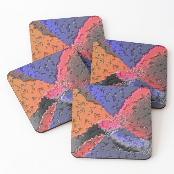 Item preview, four currents burst 1.4 colorful abstract geometric design designed and sold by SmashingDeals.