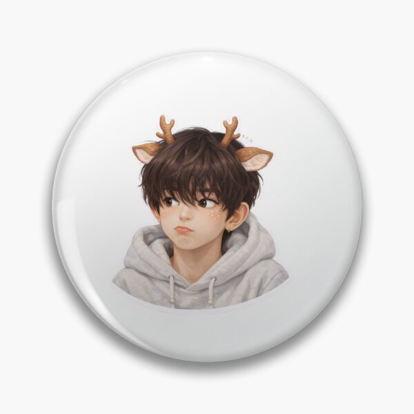 Item preview, Enhypen Heeseung Deer Fanart Ver 3 - Brown Hair designed and sold by peachysunoodesigns.