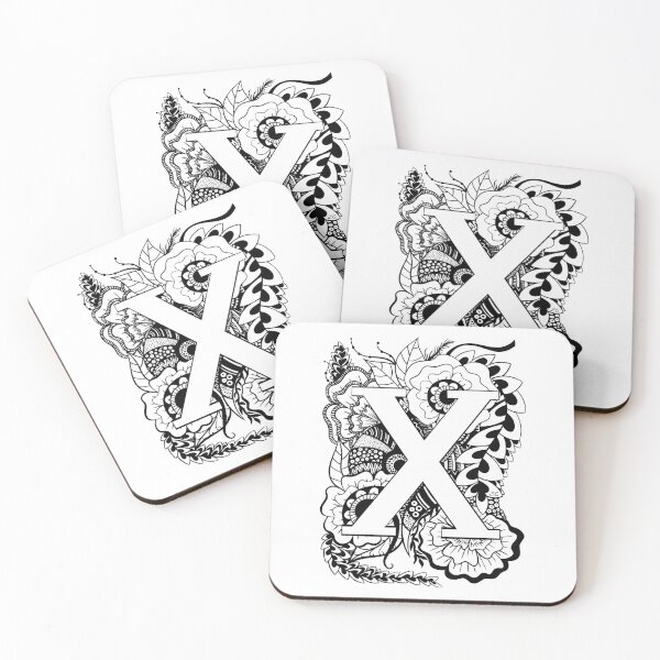 Item preview, Letter X Botanical design designed and sold by ZeborahGrace.