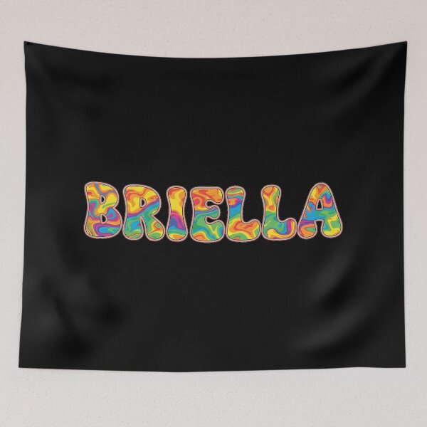 Item preview, ❤️ Briella Personalized Name Wavy Retro Shirt, Coffee Mug, Sticker Gift designed and sold by HelixPedia.