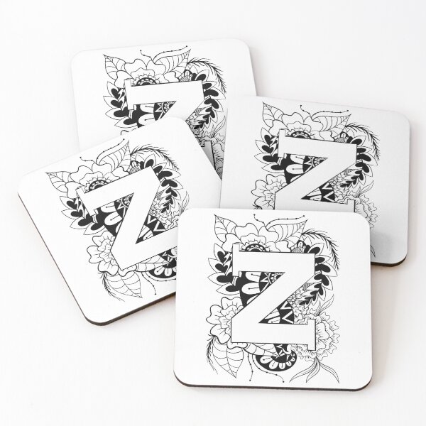Item preview, Letter Z Botanical design designed and sold by ZeborahGrace.