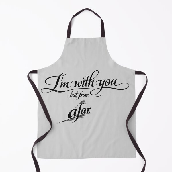 Item preview, I’m With You From Afar – Minimal Typography Art designed and sold by hdraHdra.