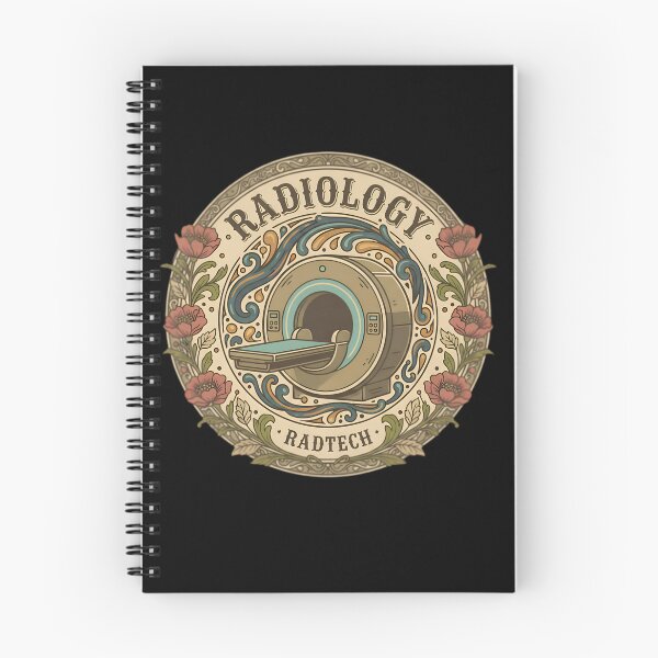 Item preview, Vintage Radiology Floral CT Scan Art - Aesthetic RadTech Heritage Design designed and sold by MyProfessionaltees.