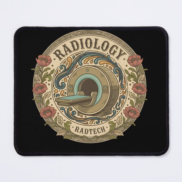 Item preview, Vintage Radiology Floral CT Scan Art - Aesthetic RadTech Heritage Design designed and sold by MyProfessionaltees.