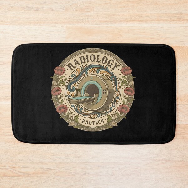 Item preview, Vintage Radiology Floral CT Scan Art - Aesthetic RadTech Heritage Design designed and sold by MyProfessionaltees.