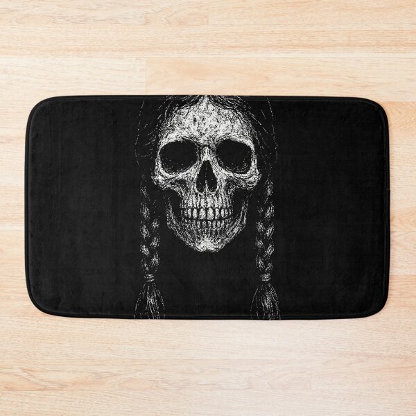 Item preview, Braided Skull Gothic Illustration designed and sold by Mortisigil.
