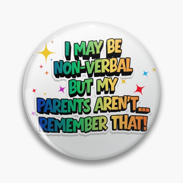 Item preview, Non-Verbal designed and sold by hippiemom42.