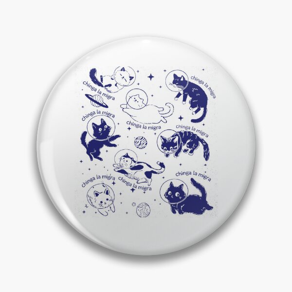 Item preview, Subtle CHNGA la MIGRA Cat, no ICE Retro Kitten Minneapolis Protest designed and sold by RandyHaskins.