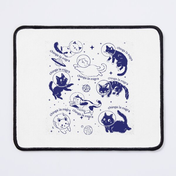 Item preview, Subtle CHNGA la MIGRA Cat, no ICE Retro Kitten Minneapolis Protest designed and sold by RandyHaskins.