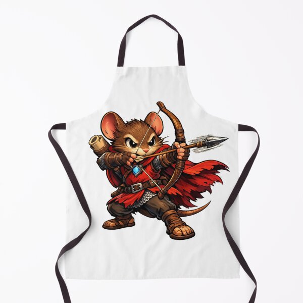 Item preview, Brave Zippy Mouse Archer Medieval Fantasy Warrior designed and sold by Zippy Creation.