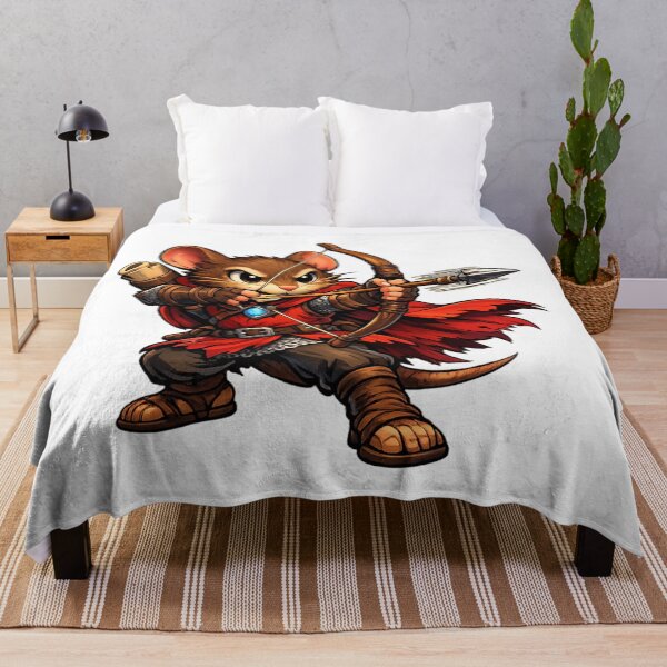 Item preview, Brave Zippy Mouse Archer Medieval Fantasy Warrior designed and sold by Zippy Creation.