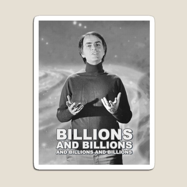 Item preview, Billions and Billions • Stars in the Cosmos • Science Nerd Parody designed and sold by wmxdesign.