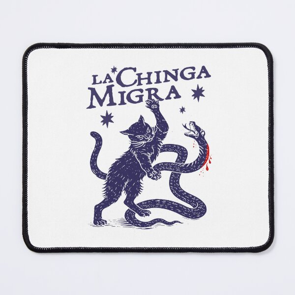 Item preview, Chinga La Migra | Anti-ICE Cat whit Snake designed and sold by RandyHaskins.