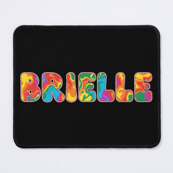 Item preview, ❤️ Brielle Personalized Name Wavy Retro Shirt, Coffee Mug, Sticker Gift designed and sold by HelixPedia.