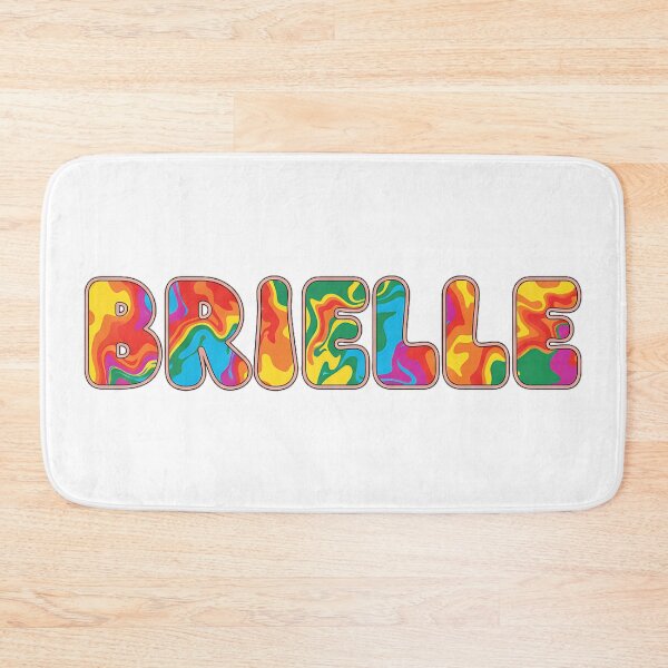 Item preview, ❤️ Brielle Personalized Name Wavy Retro Shirt, Coffee Mug, Sticker Gift designed and sold by HelixPedia.