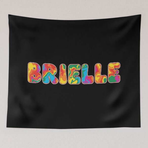 Item preview, ❤️ Brielle Personalized Name Wavy Retro Shirt, Coffee Mug, Sticker Gift designed and sold by HelixPedia.