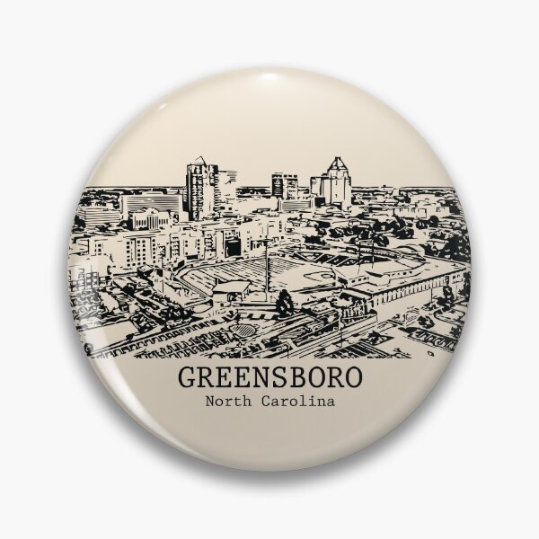 Item preview, Greensboro - North Carolina designed and sold by Lakeric Cityscapes.