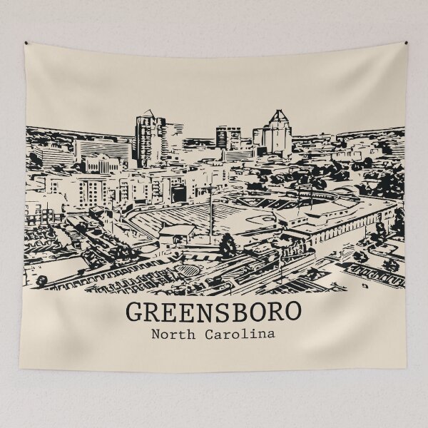 Item preview, Greensboro - North Carolina designed and sold by Lakeric Cityscapes.