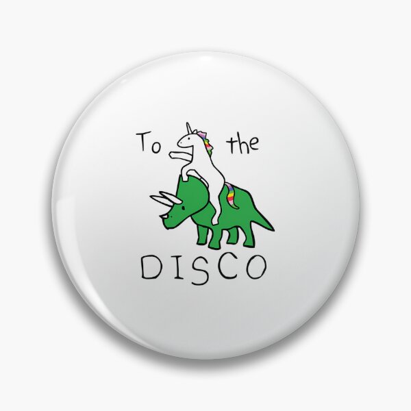 Item preview, To The Disco (Unicorn Riding Triceratops)  designed and sold by EricKeele.