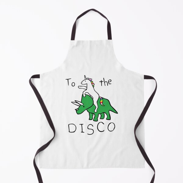 Item preview, To The Disco (Unicorn Riding Triceratops) designed and sold by EricKeele.