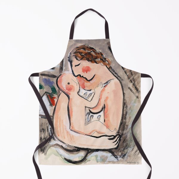 Item preview, Mother with Child | Vintage Modernist Art designed and sold by UBU-space.