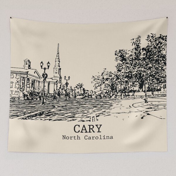 Item preview, Cary - North Carolina designed and sold by Lakeric Cityscapes.