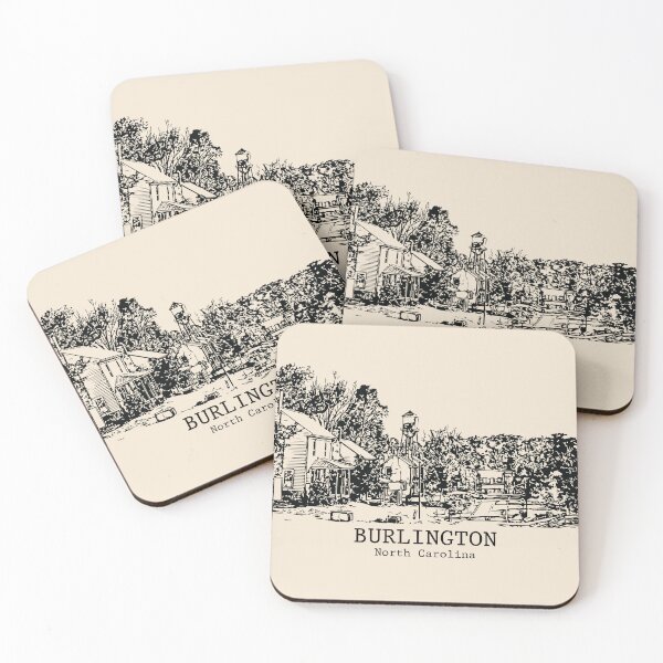 Item preview, Burlington - North Carolina designed and sold by Lakeric Cityscapes.