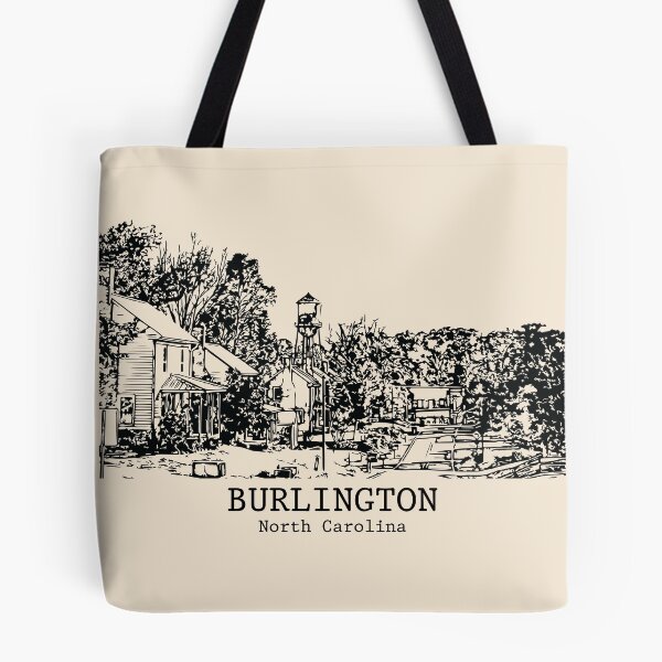 Item preview, Burlington - North Carolina designed and sold by Lakeric Cityscapes.