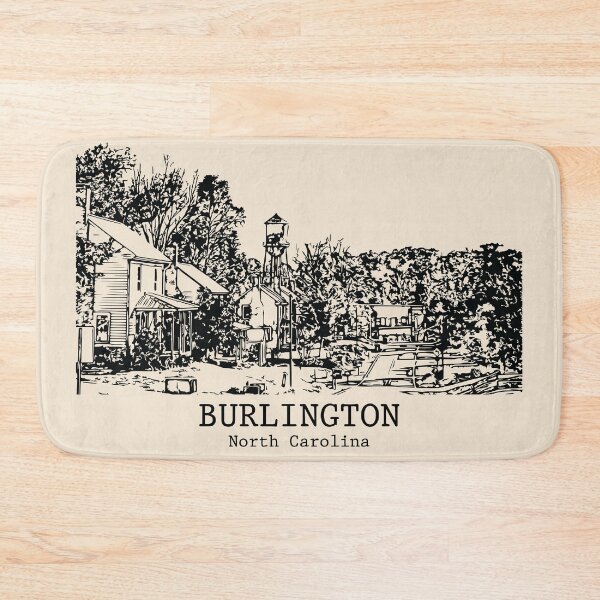 Item preview, Burlington - North Carolina designed and sold by Lakeric Cityscapes.