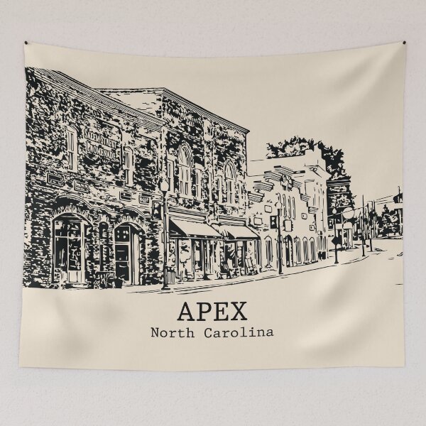 Item preview, Apex - North Carolina designed and sold by Lakeric Cityscapes.