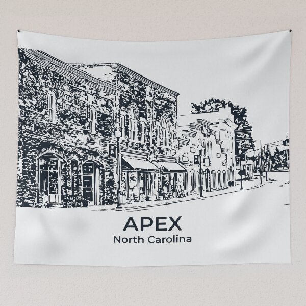 Item preview, Apex - North Carolina designed and sold by Lakeric Cityscapes.