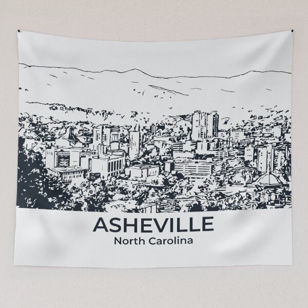 Item preview, Asheville - North Carolina designed and sold by Lakeric Cityscapes.