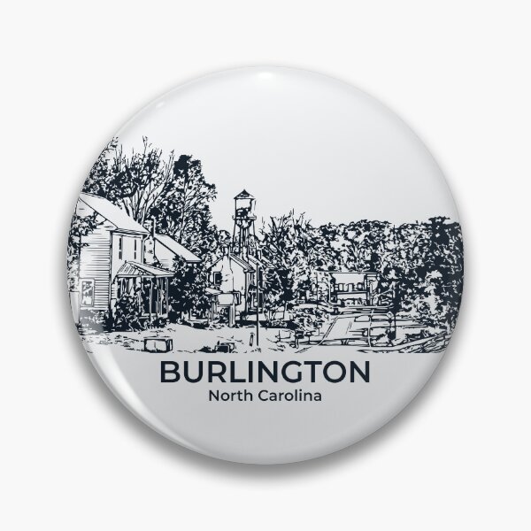 Item preview, Burlington - North Carolina designed and sold by Lakeric Cityscapes.
