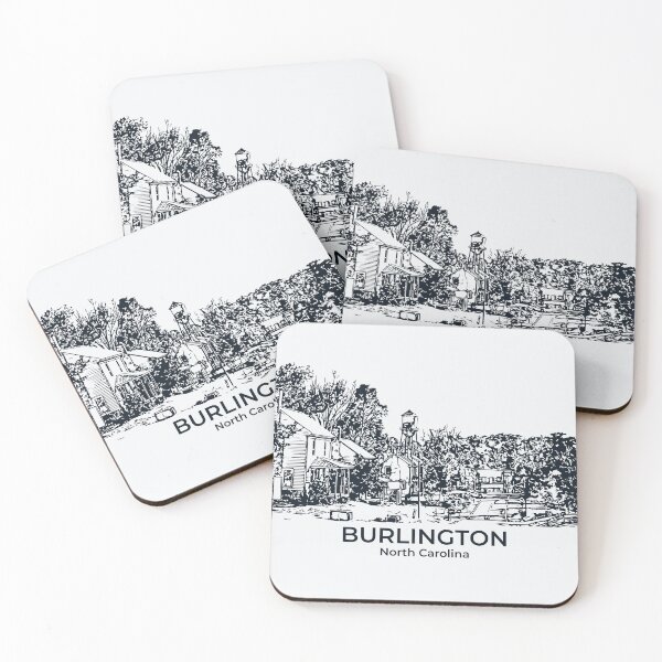 Item preview, Burlington - North Carolina designed and sold by Lakeric Cityscapes.