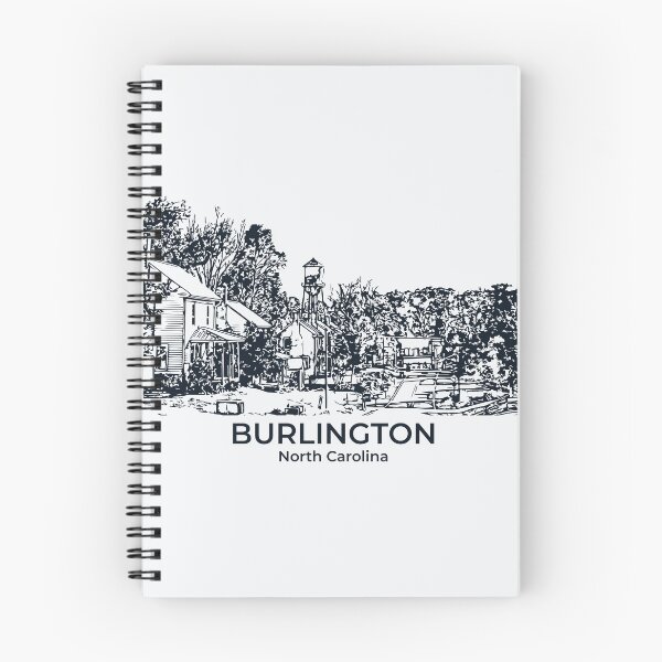 Item preview, Burlington - North Carolina designed and sold by Lakeric Cityscapes.
