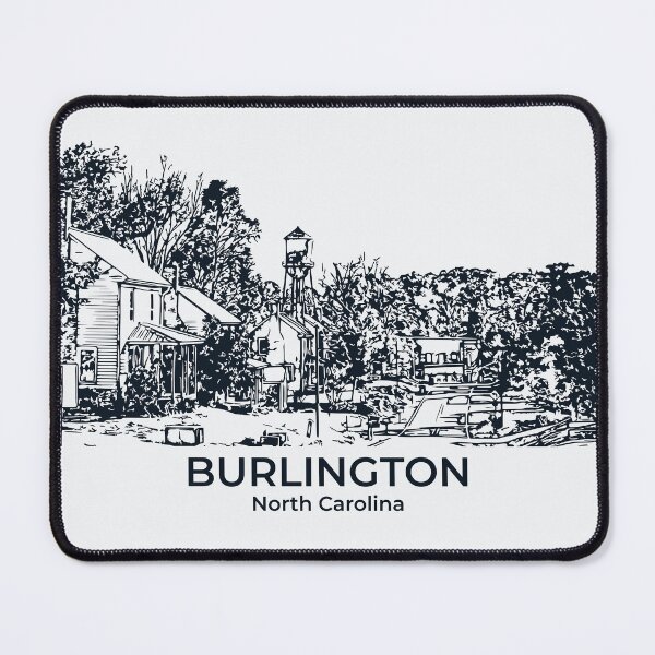 Item preview, Burlington - North Carolina designed and sold by Lakeric Cityscapes.